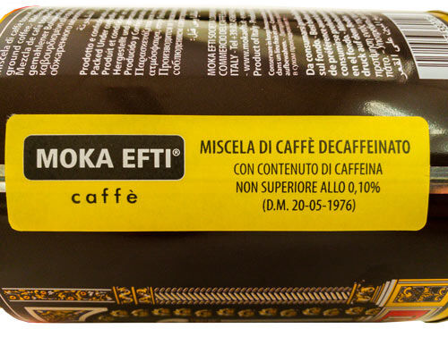 Moka Efti 250g ganze Bohne ohne Koffein
