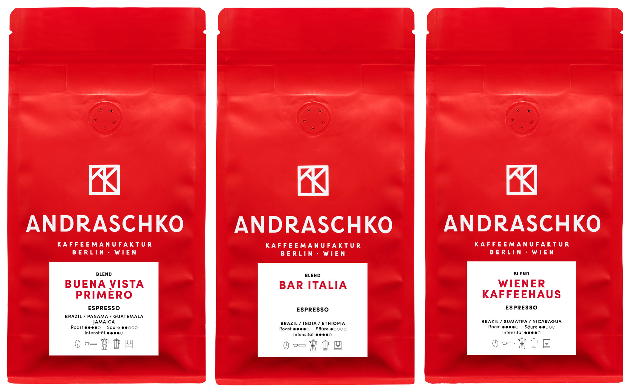 Andraschkokaffee Espresso Probierset