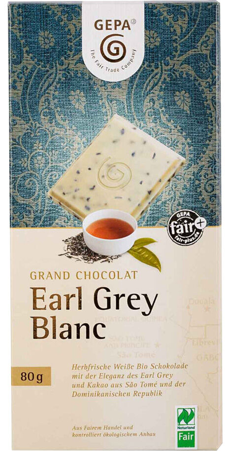 GEPA BIO Schokolade Earl Grey Blanc