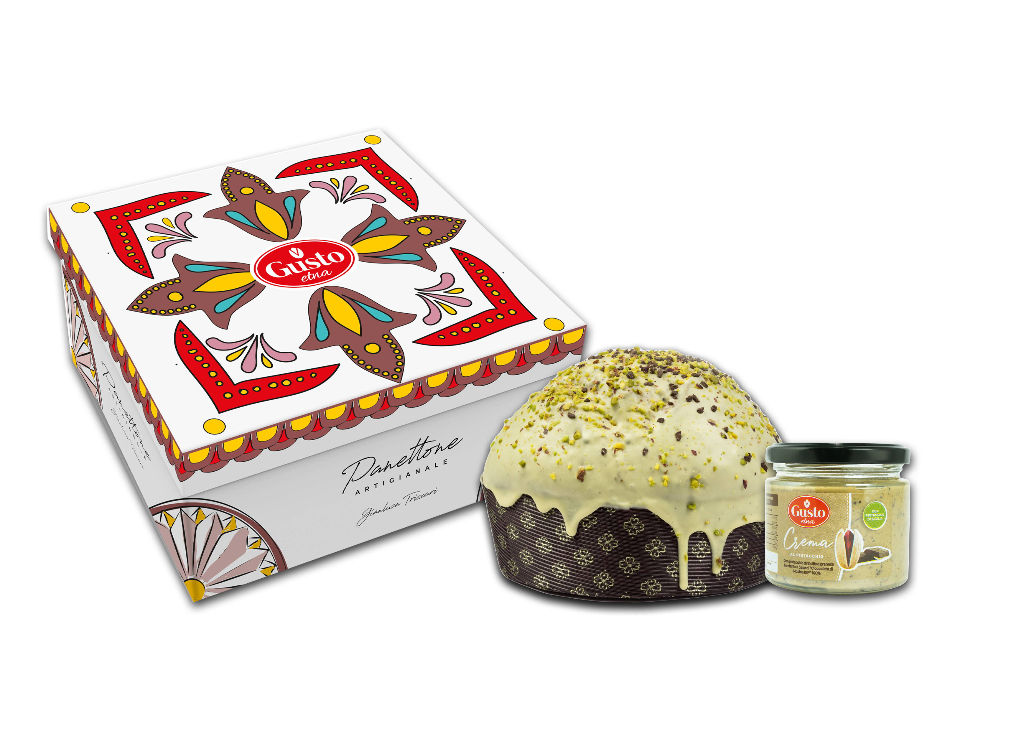 Gusto Etna Panettone Pistazie Schokolade