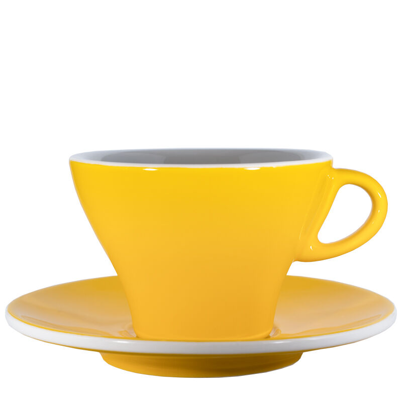 Club House Milchkaffeetasse Gelb