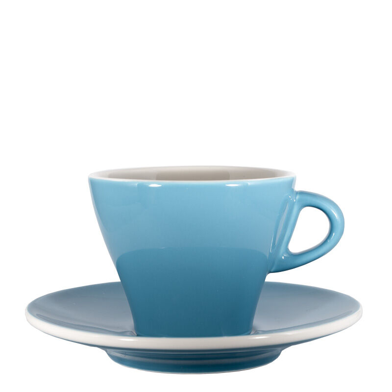 Club House Cappuccinotasse Azurblau